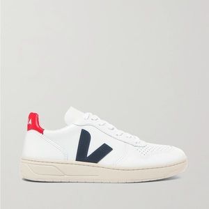 Veja V-10 Leather Sneaker White/Nautico/Pekin 40EU/9US, 39EU/8US, 38EU/7US NIB